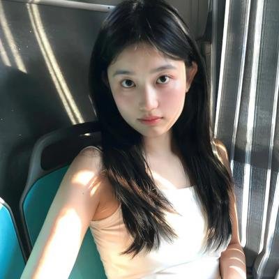戴流苏耳环的少女